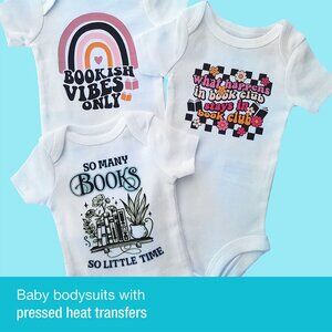 Book theme baby onesies bookclub bodysuit for newborn (NEW) 3-piece bundle